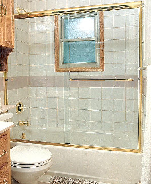 Custom Shower Doors Mirrors The, Sliding Tub Doors With Mirror
